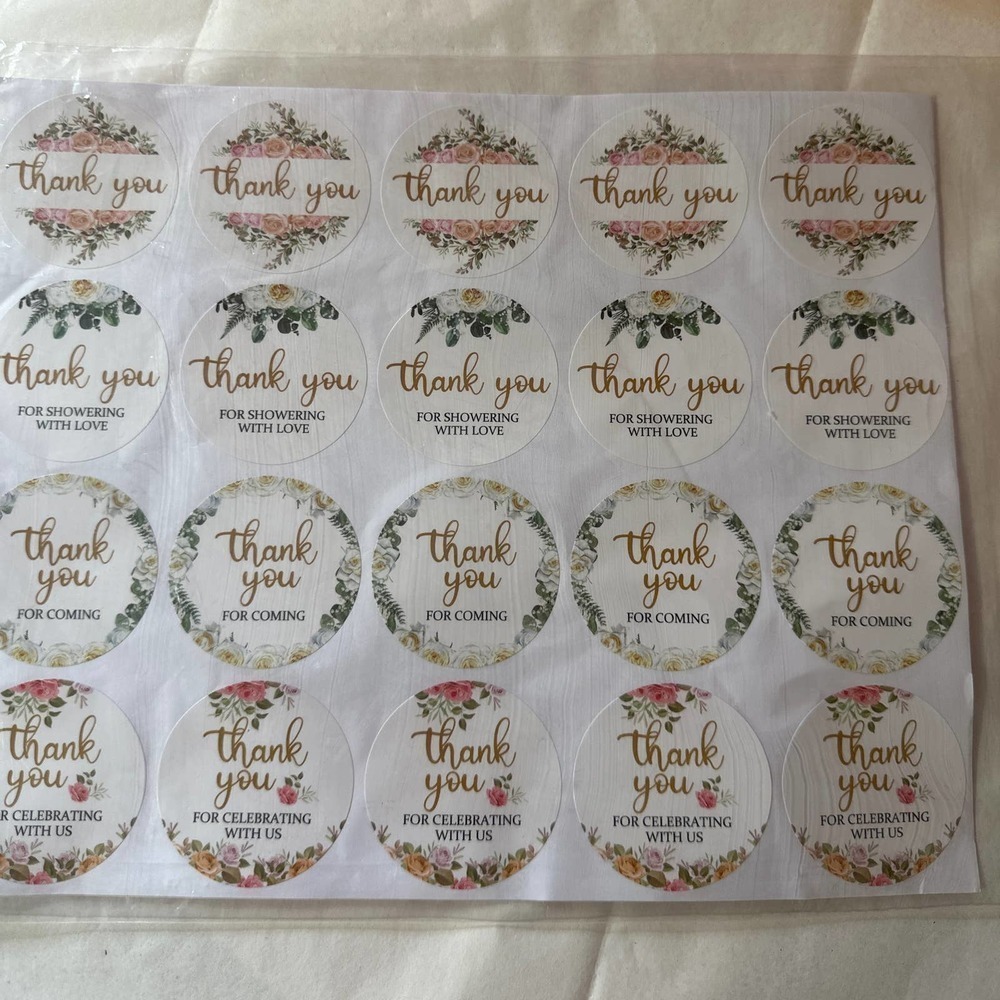 THANK you stickers